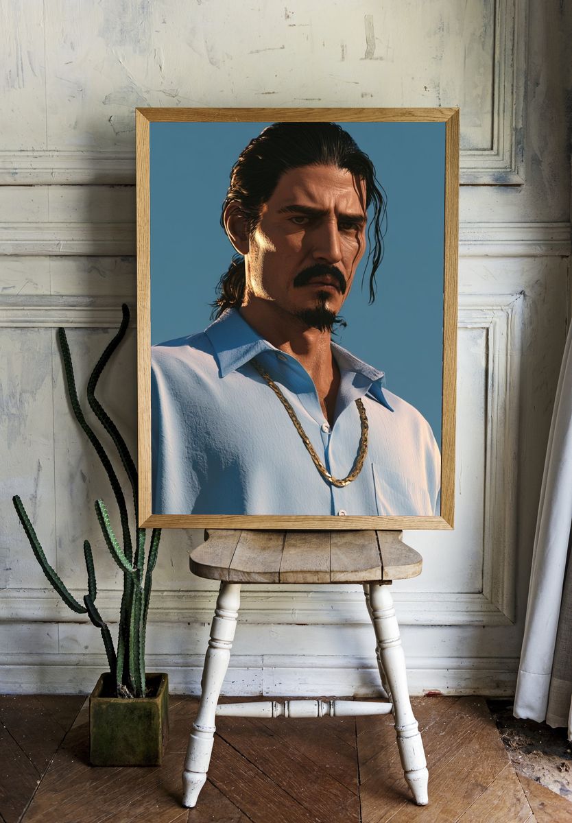 Moody Portrait — Photography Print. room preview