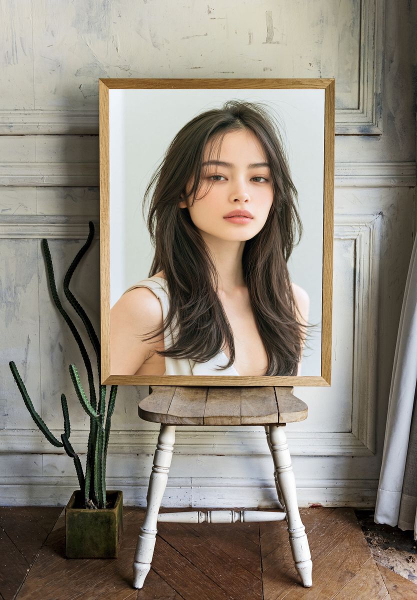 Soft Portrait Photography Poster. room preview