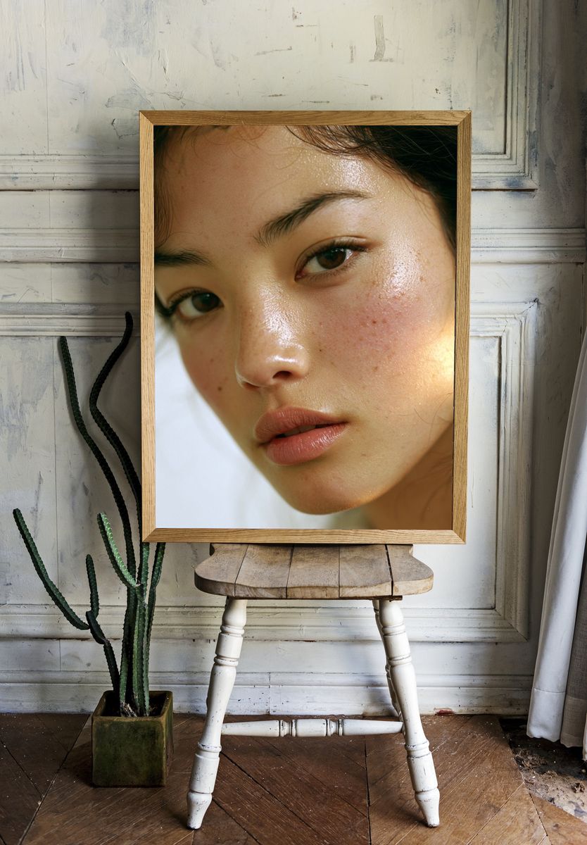 Soft Light Portrait Print. room preview