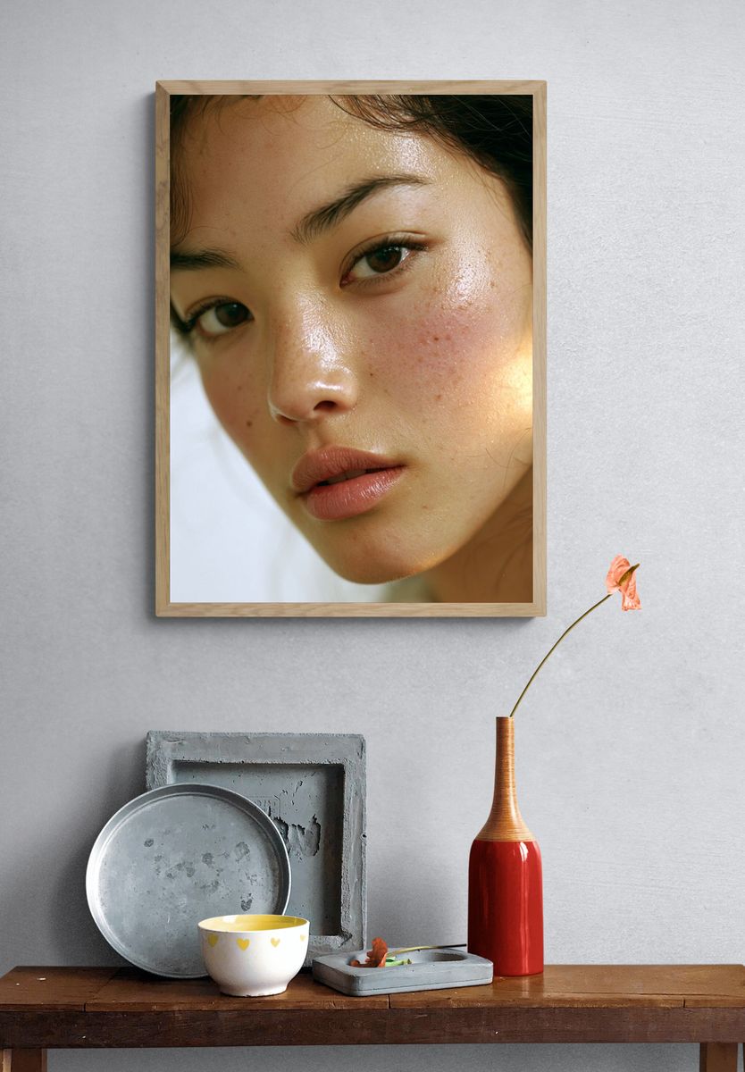 Soft Light Portrait Print. — room view 3