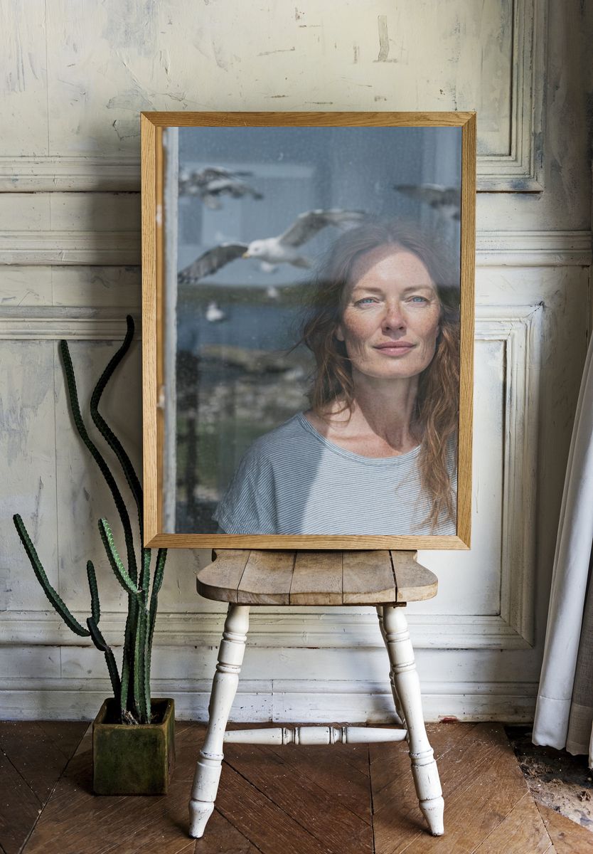 Seaside Portrait Photography Poster. room preview