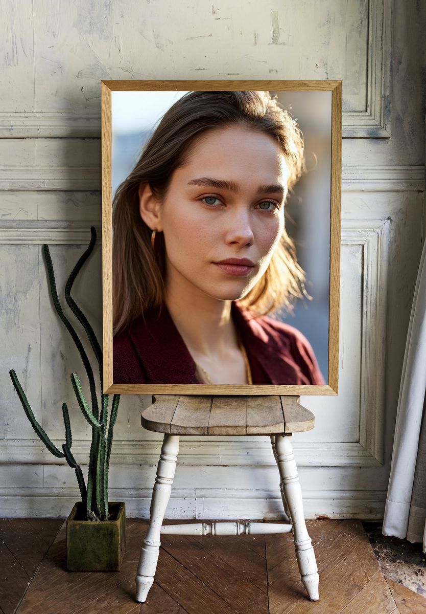 Natural Light Portrait Poster. room preview