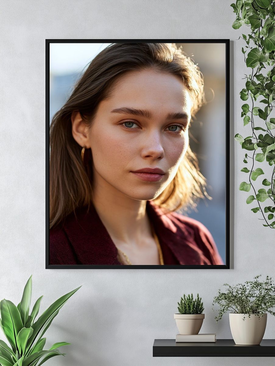 Natural Light Portrait Poster. — room view 4
