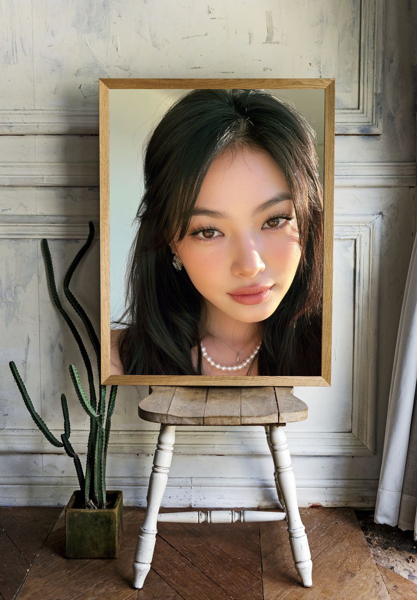 Soft Glam Portrait Poster. room preview