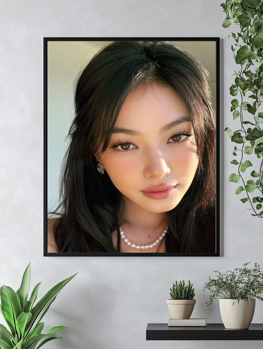 Soft Glam Portrait Poster. — room view 4
