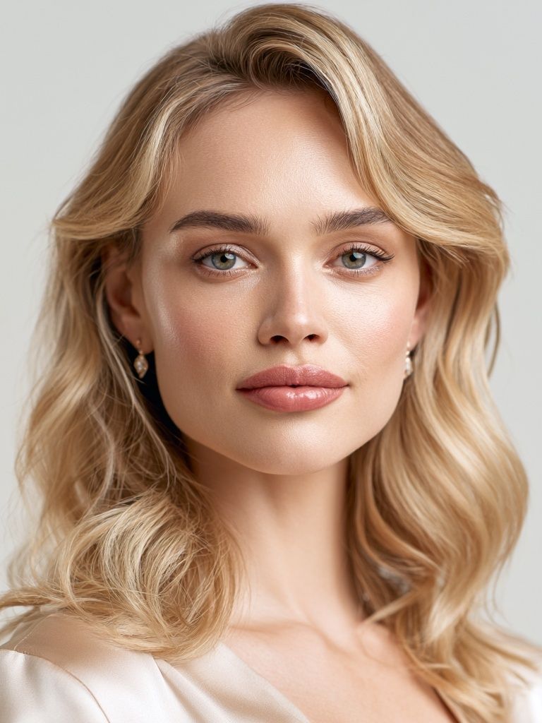 Blonde Portrait Photography Poster. poster detail