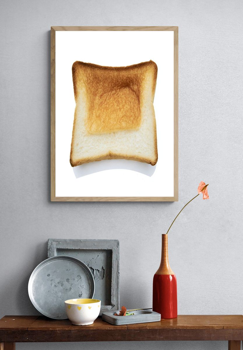 Toasted Bread Photography Print. — room view 3