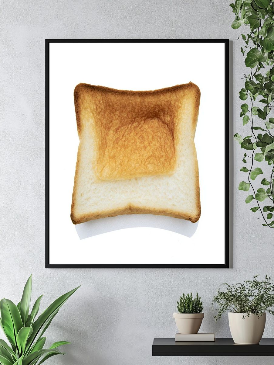 Toasted Bread Photography Print. — room view 4