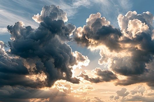 Dramatic Cloudscape Photography Poster. poster — photography art