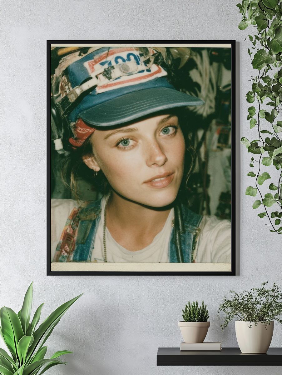 Vintage Portrait Photography Poster. — room view 4