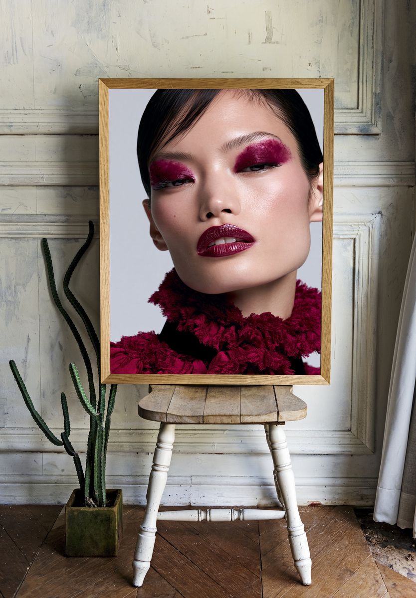 Editorial Beauty Portrait Poster. room preview
