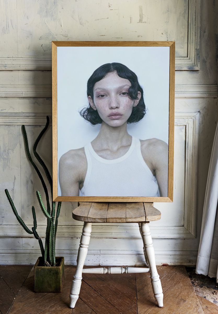 Minimalist Portrait Photography Poster. room preview