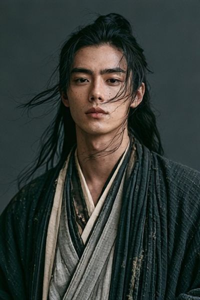 Samurai Portrait Photography Poster.