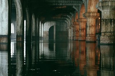 Flooded Stone Arches Photography Poster.