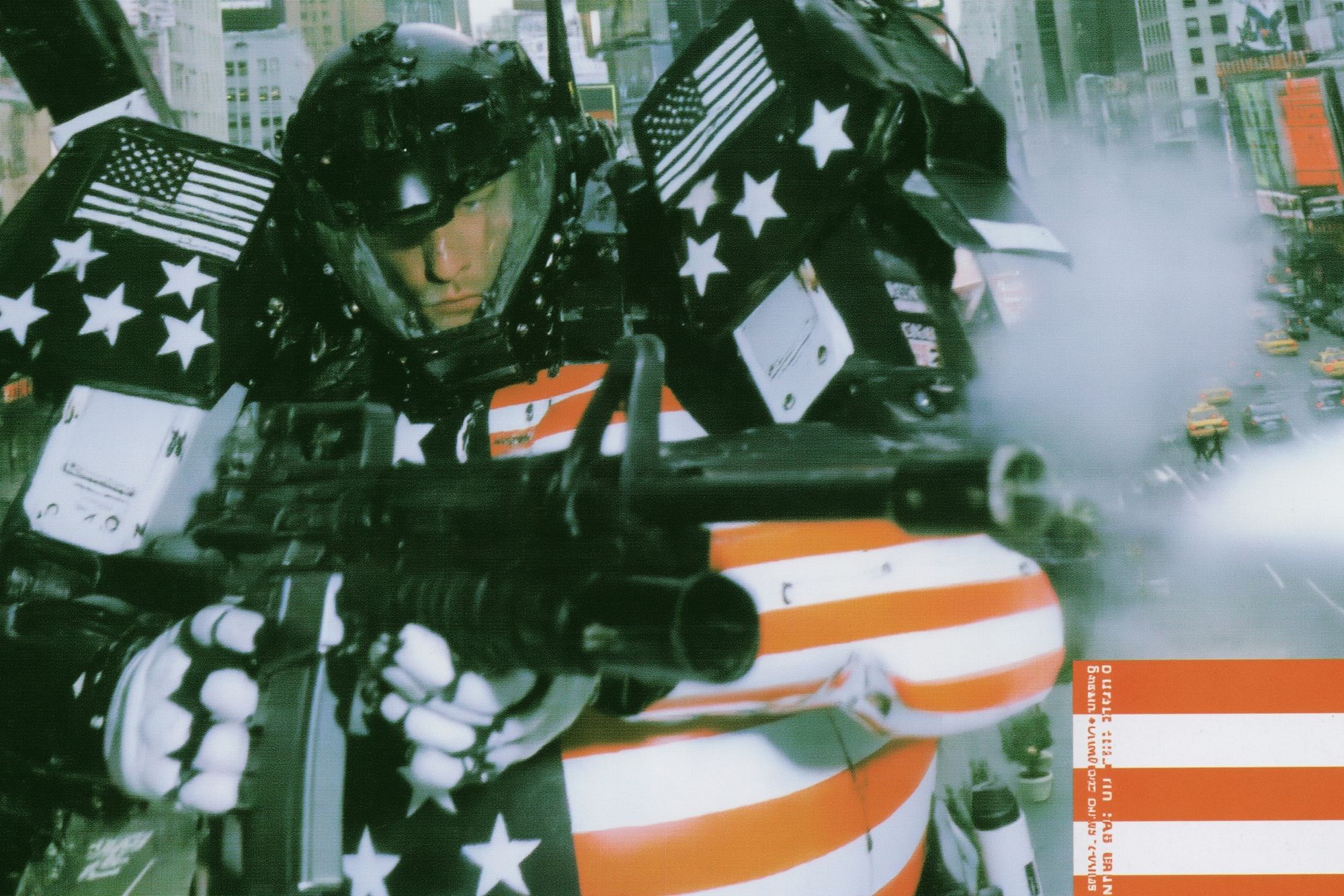 Soldier in City Combat Poster. poster detail
