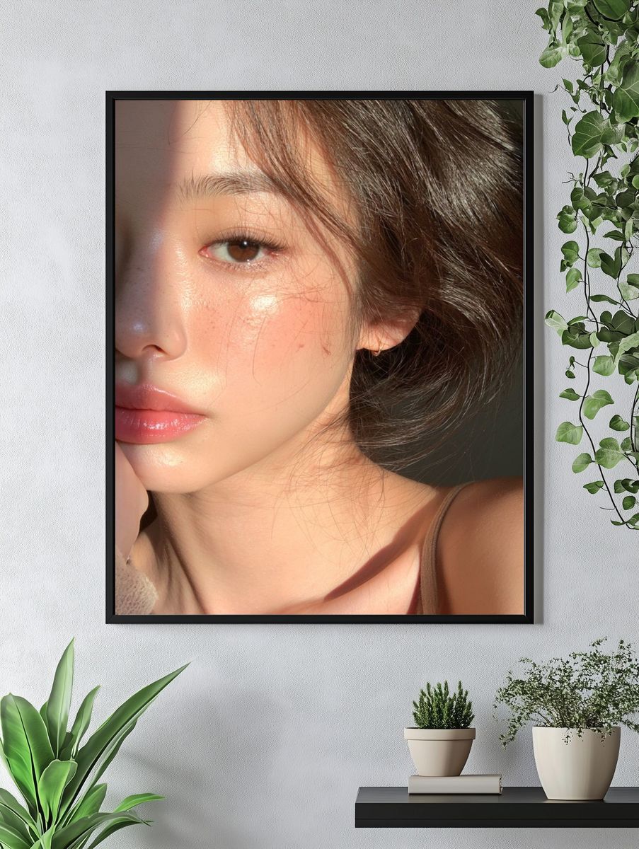 Sunlit Portrait Photography Poster. — room view 4