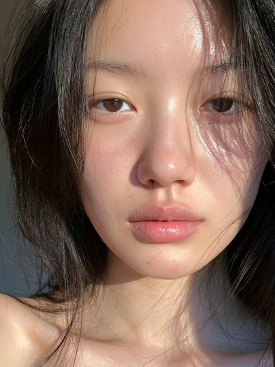 Sunlit Portrait Photography Poster.
