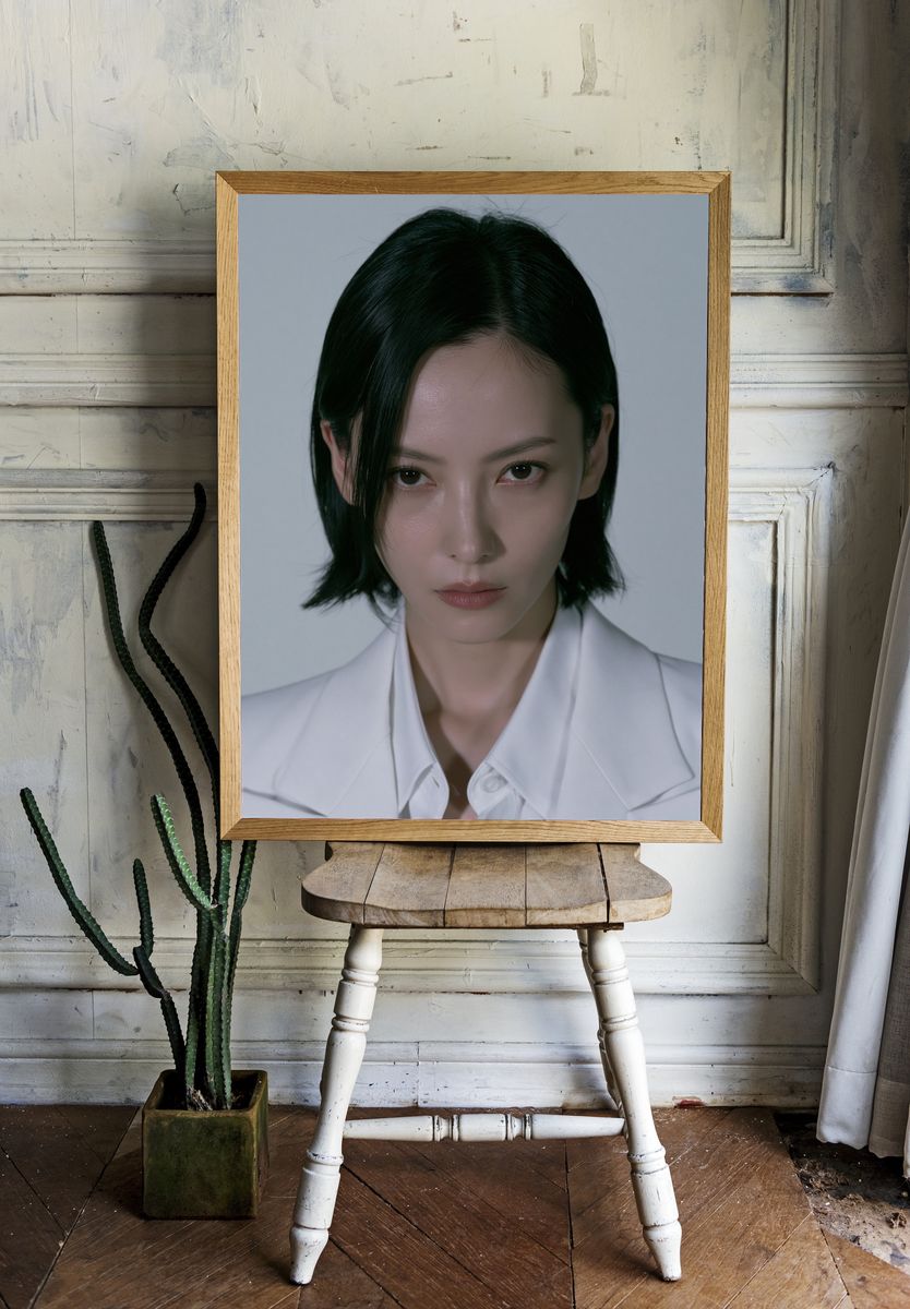 Minimalist Portrait Poster. room preview