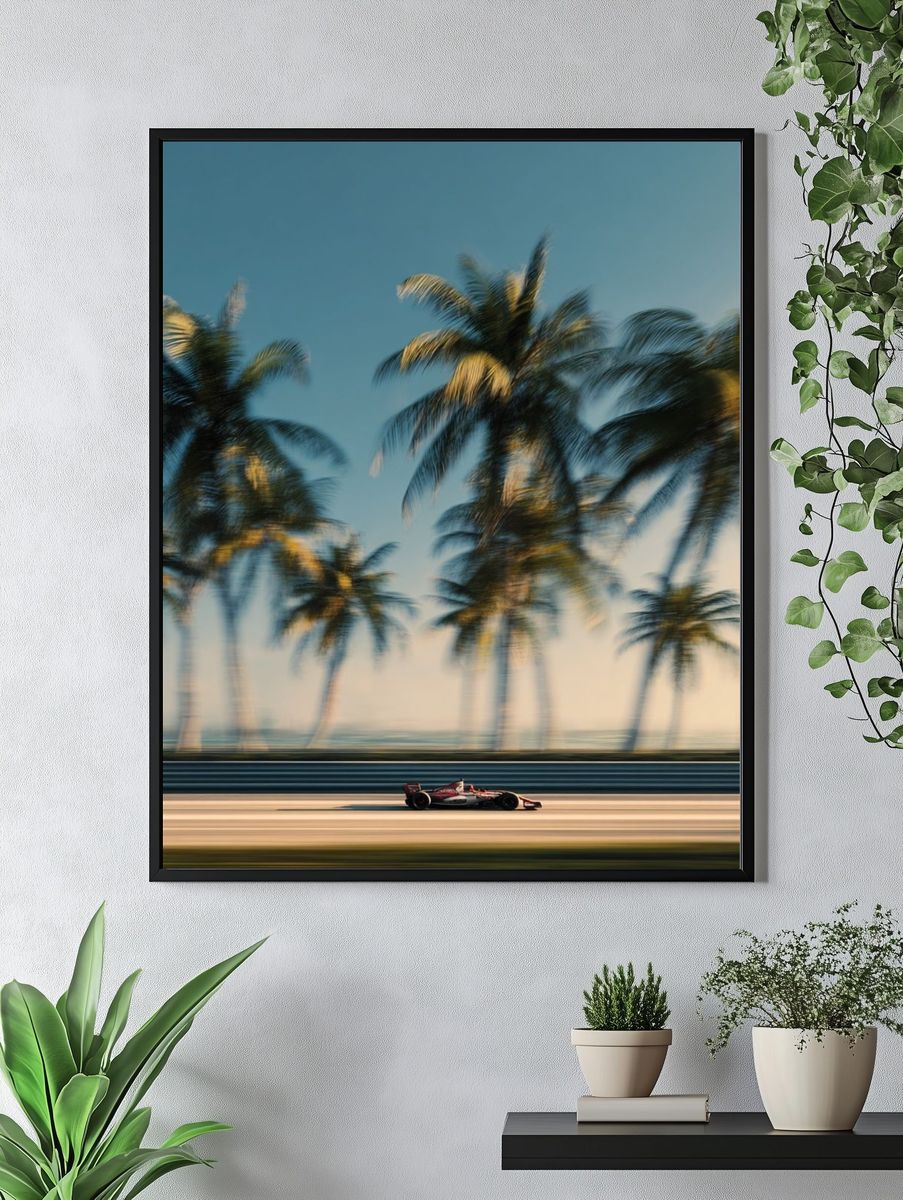 Formula 1 Palm Coast Photography Poster. — room view 4