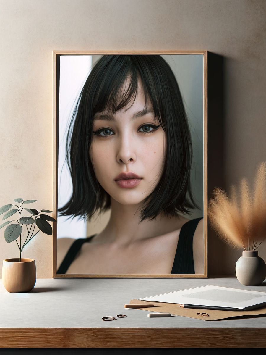 Editorial Portrait Photography Poster. — room view 2