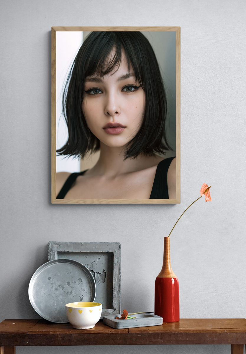 Editorial Portrait Photography Poster. — room view 3
