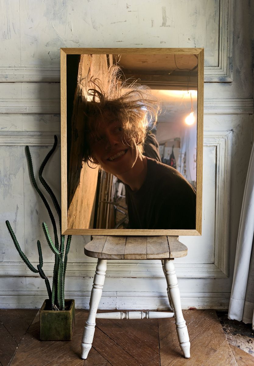 Backlit Studio Portrait Poster. — room view 1