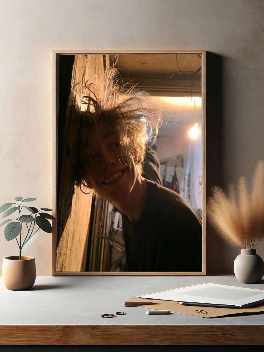 Backlit Studio Portrait Poster. — room view 2