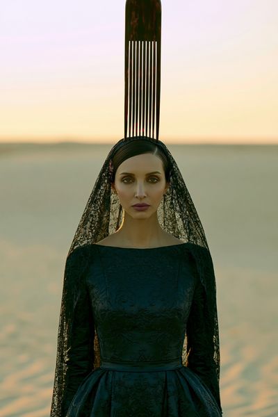 Surreal Fashion Portrait Poster.