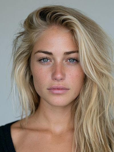Blonde Portrait Photography Poster.