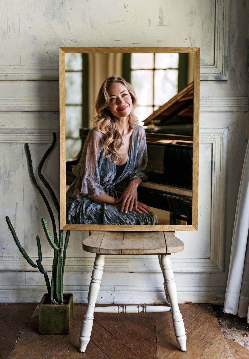 Pianist Portrait Photography Poster. room preview
