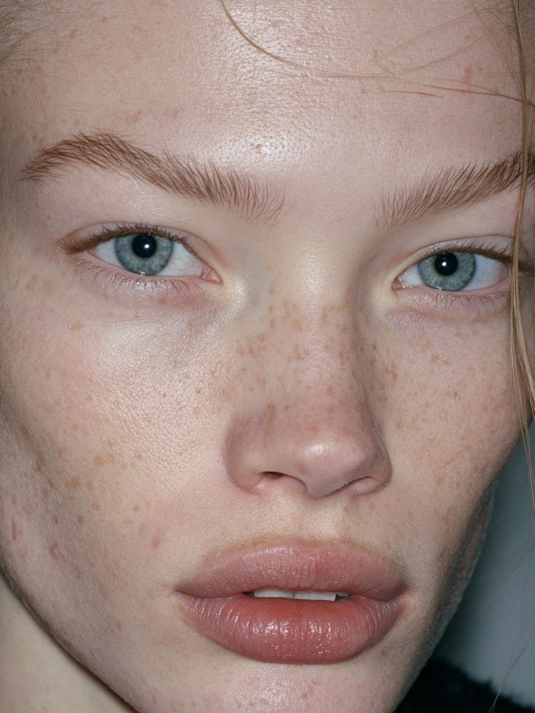 Freckled Portrait Photography Poster. poster — photography art