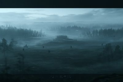 Misty Forest Battlefield Print.
