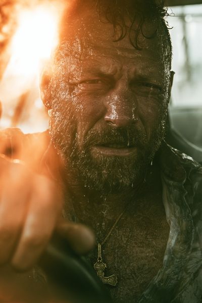 Intense Bearded Portrait Photography Poster. poster