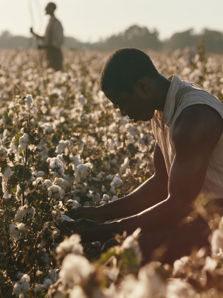 Cotton Field Harvest Photography Poster. poster — photography art
