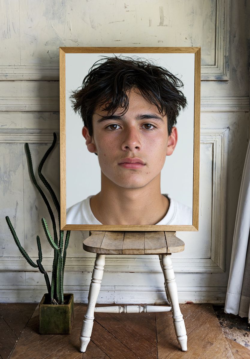 Minimalist Portrait Photography Poster. room preview
