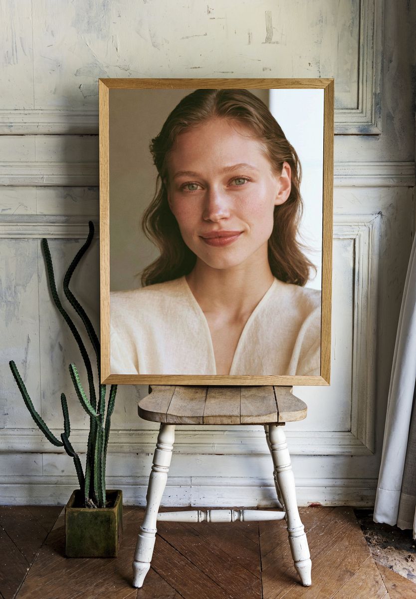 Soft Portrait Photography Poster. room preview