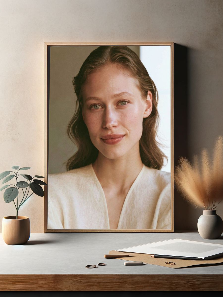 Soft Portrait Photography Poster. — room view 2