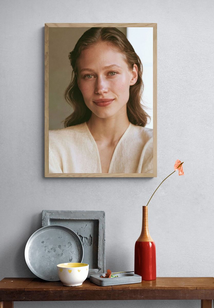 Soft Portrait Photography Poster. — room view 3