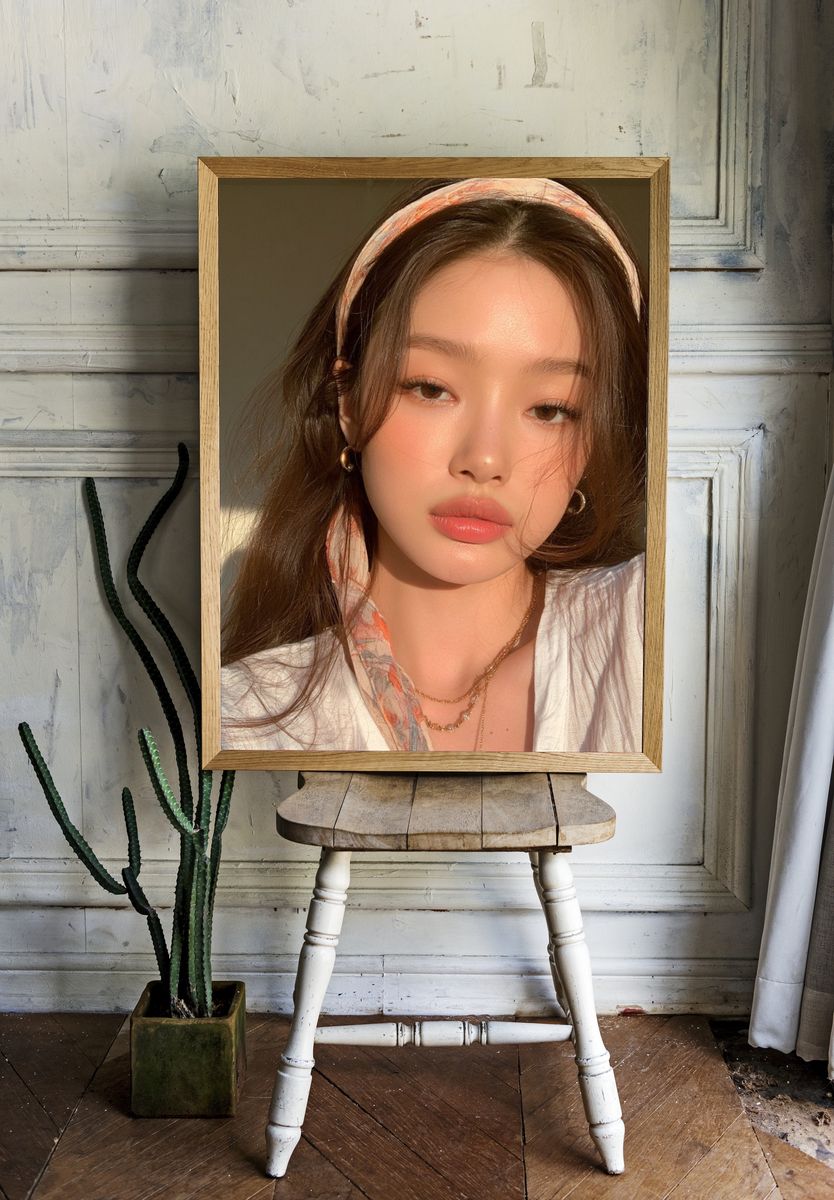 Soft Light Portrait Print. room preview