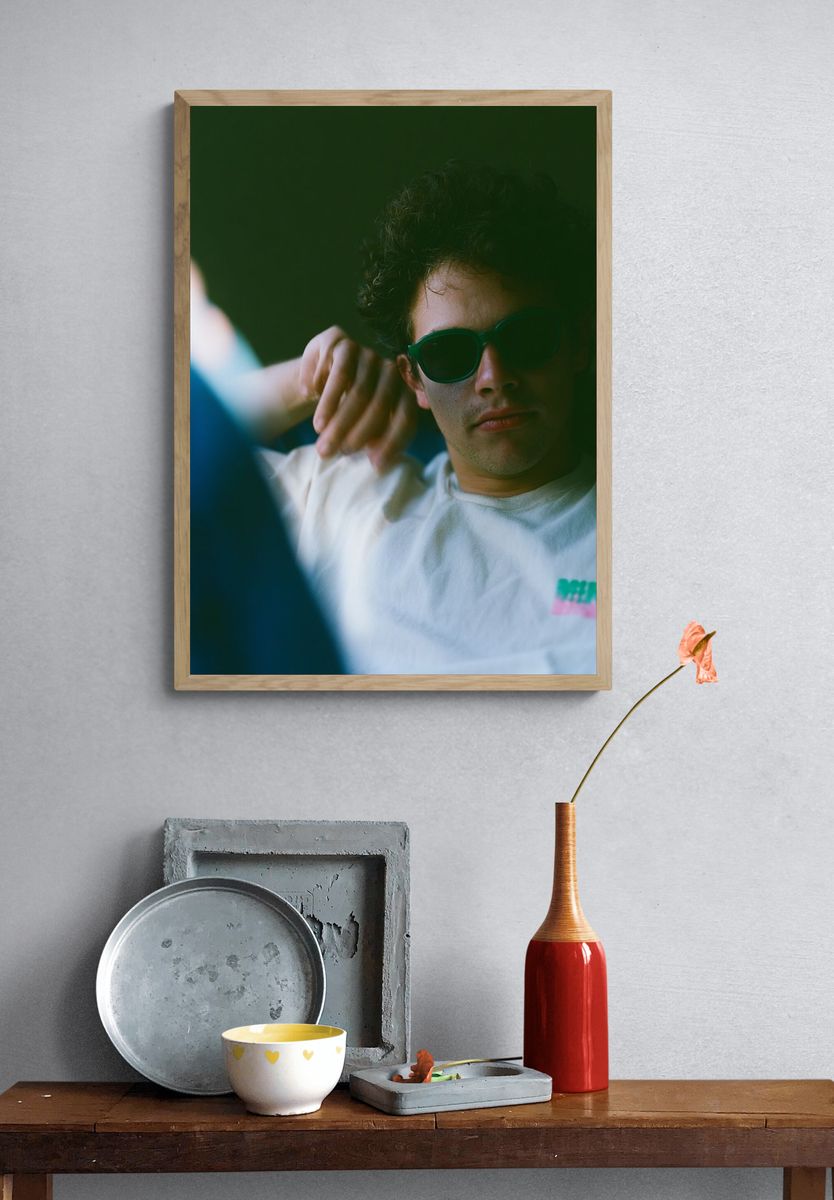 Sunglasses Portrait Photography Poster. — room view 3