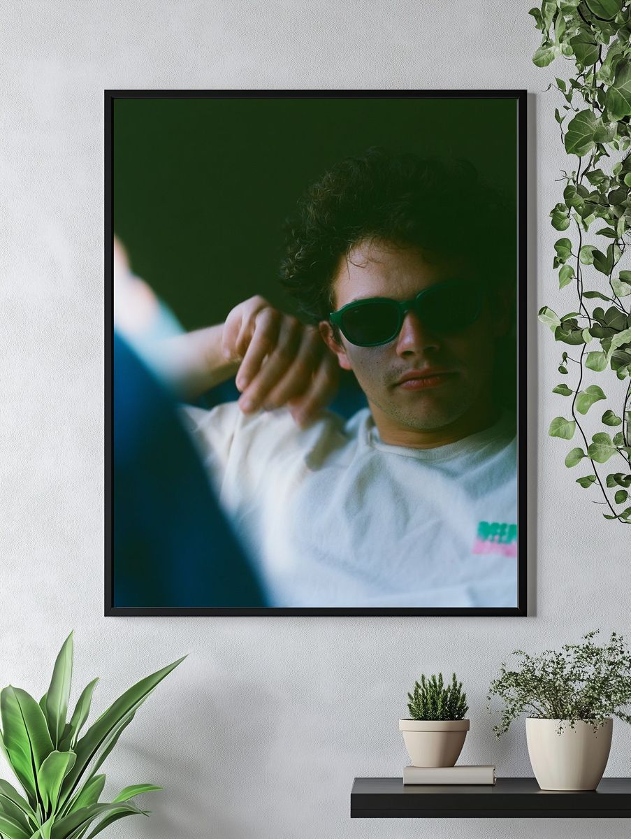 Sunglasses Portrait Photography Poster. — room view 4