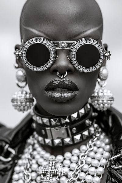 Avant-Garde Portrait Photography Poster.