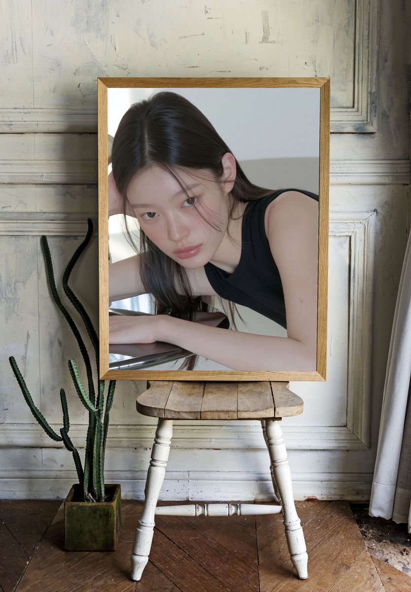 Minimalist Portrait Poster. room preview
