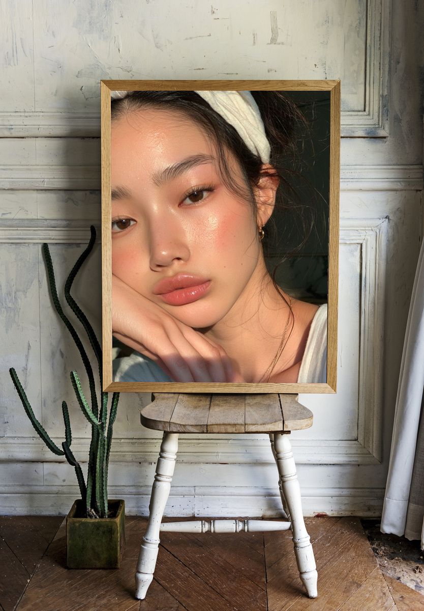 Soft Glow Portrait Print. room preview
