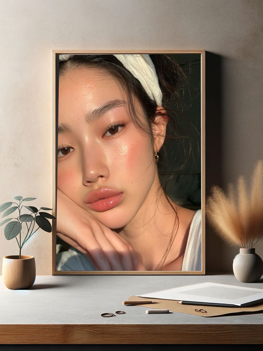Soft Glow Portrait Print. — room view 2