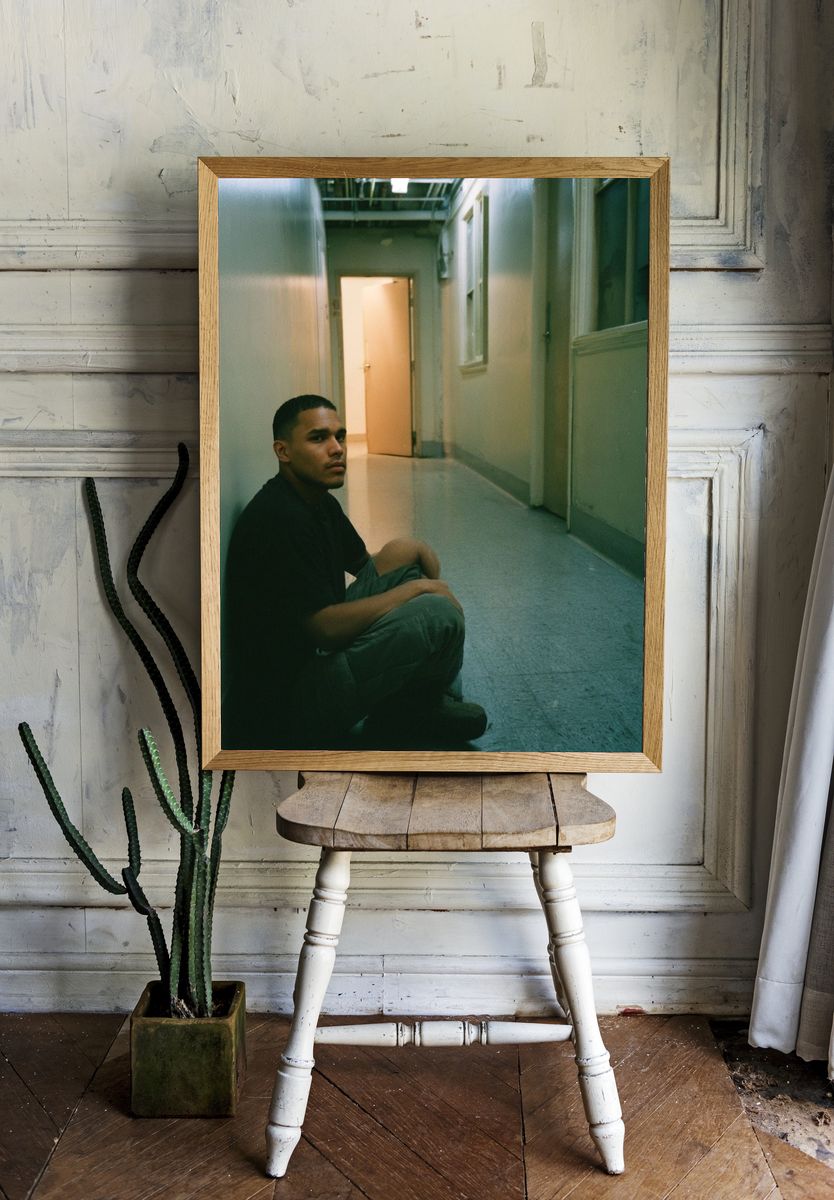 Solitary Hallway Portrait Print. — room view 1
