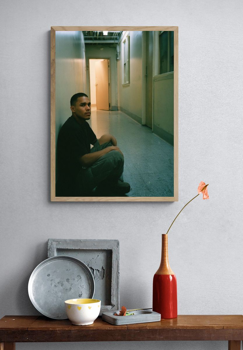 Solitary Hallway Portrait Print. — room view 3
