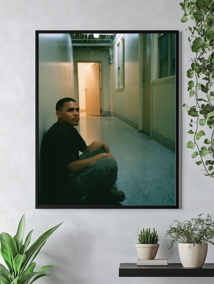 Solitary Hallway Portrait Print. — room view 4