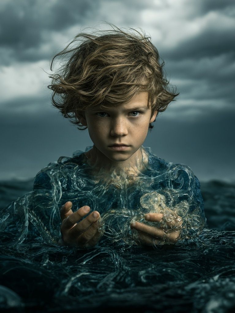 Storm Child — Surreal Photography Print. poster detail