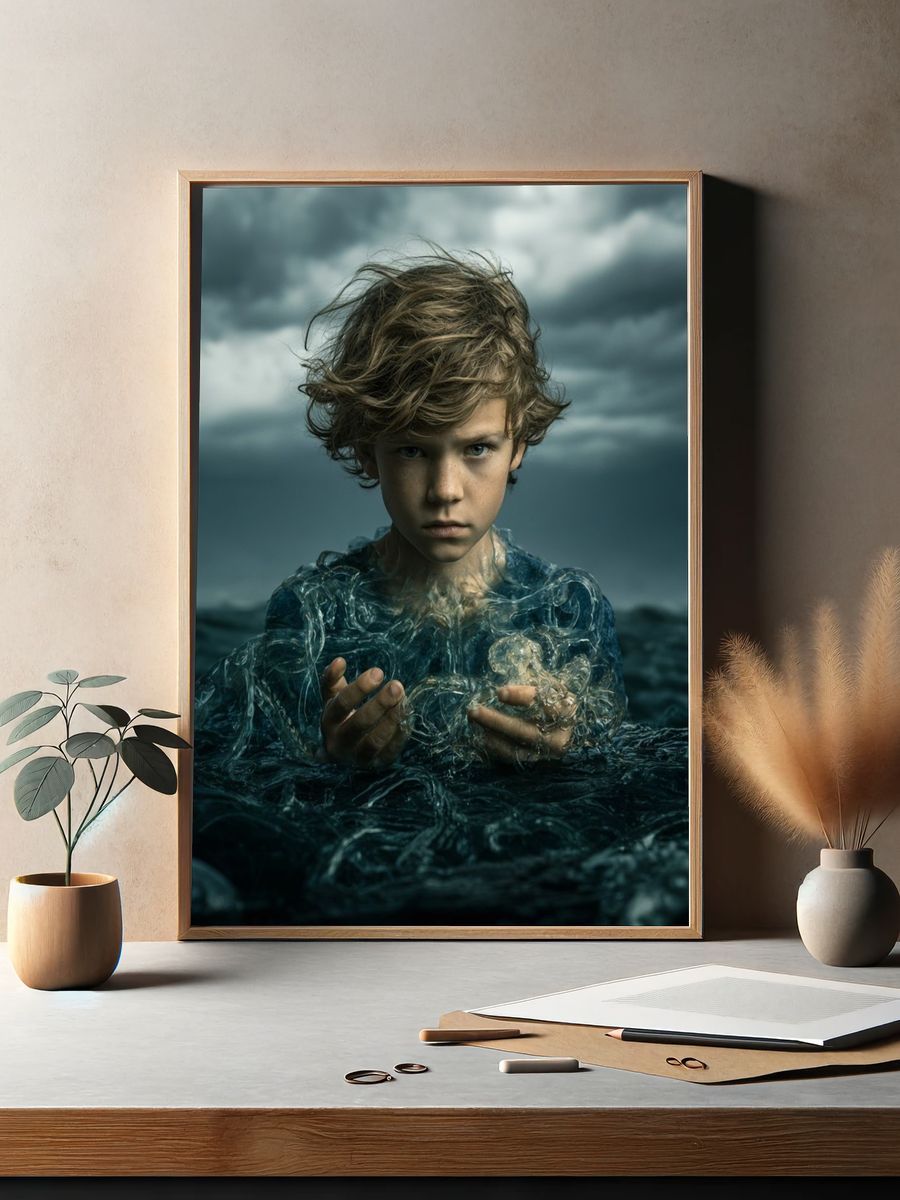 Storm Child — Surreal Photography Print. — room view 2